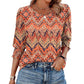 👚 50% OFF NOW! ☀️ Blouses for Women – Dressy Casual 3/4 Length Sleeve Tops with Smocked Cuffs – Flowy, elegant & perfect for work, brunch or summer outings 🌼
