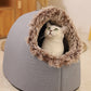 🛏️ 50% OFF HOT SALE! ✨ Pet Cozy Warm Cave Bed - Ultra-Soft Plush Igloo Design with Breathable Warmth for Cats & Small Dogs 🐾💤