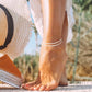 ⭐ 50% OFF NOW! 💦 Dainty Layered Waterproof Anklet – Delicate chains, waterproof & tarnish-free – Perfect for beach, pool & daily wear ✨