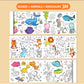 🎨 50% OFF! ✨ CHILDREN'S DRAWING ROLL - 30ft Paper with 12 Colors, Portable Design for Creative Fun, Ideal Gift for Young Artists 🎁👧