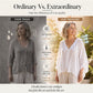 👕 50% OFF NOW! ☀️ Women's Lightweight Sun Protection Shirt – Deep V-neck, lantern sleeves & sheer layer – Breathable, stylish & perfect for summer layering 🌿