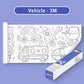 🎨 50% OFF! ✨ CHILDREN'S DRAWING ROLL - 30ft Paper with 12 Colors, Portable Design for Creative Fun, Ideal Gift for Young Artists 🎁👧