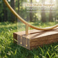 🌸 Save 50%! ✨ Gold Decorative Hoop – Wooden stand & elegant ✨