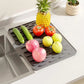 🍽️ 50% OFF NOW! ✨ No-Spill Silicone Worktop Saver - Heat-Resistant & Non-Slip Drying Mat with Drainage Groove 💧🧽