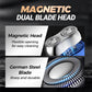 💈 HOT SALE - BUY 2 GET 1 FREE! ✨ 2025 New Mini Double Head Electric Shaver - 3D Floating Blades & USB Charging for Men's Precision Grooming 🔋🌀