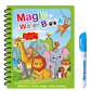 🧠 BUY 1 GET 1 FREE! ✨ Magic Water Book - Reusable Coloring with Invisible Patterns Revealed by Water Pen for Endless Educational Fun 🎨📚
