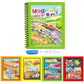 🧠 BUY 1 GET 1 FREE! ✨ Magic Water Book - Reusable Coloring with Invisible Patterns Revealed by Water Pen for Endless Educational Fun 🎨📚