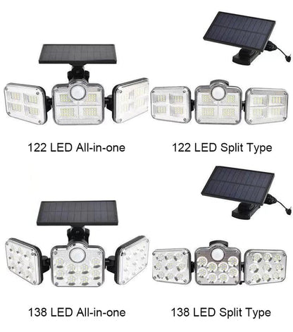 🏠 Save 50%! 🌟 Solar Spotlight – 138 LEDs, warm/cool light & no wiring ✨