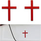 💥 BUY 1 GET 1 FREE! 🚗✝️ Metal Jesus Christ Cross Badge Stickers – 3D Self-Adhesive Car Scratch Cover 🌟