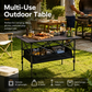 🏕️ 50% OFF NOW! 🪑 Portable Camping Table – Folding, carbon steel & quick setup – Perfect for camping, picnics & outdoor dining ☀️