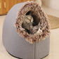 🛏️ 50% OFF HOT SALE! ✨ Pet Cozy Warm Cave Bed - Ultra-Soft Plush Igloo Design with Breathable Warmth for Cats & Small Dogs 🐾💤