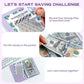 ✉️ BUY 1 GET 1 FREE! 💰 Savings Challenges Book with Envelopes – Budget Tracker, Cash Envelope System & Financial Goals 🎯