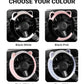 🚗 50% OFF! ✨ CAT EAR STEERING WHEEL COVER - Non-Slip Plush & Universal Fit, Cute Design with Soft Padding, Easy Installation for Car Interior Styling 🐱🌟