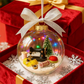 🎄 50% OFF NOW! ✨ Holiday Sewing Snow Globe - DIY Craft Ornament with Glitter & Mini Figures, Festive Decor for Tree or Gift 🧵📦