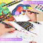 🖌️ 50% OFF NOW! ✨ Dual Tip Acrylic Paint Pen Marker - Fine & Brush Tips for Canvas, Wood & Rock Painting 🎨🌈