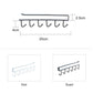 🏠 BUY 2 GET 1 FREE! 🔥 Under Shelf Hanger with 6 Hooks – Space Saving Kitchen Organizer – No drill, steel utensil holder & perfect for cabinets or wardrobes 🍴