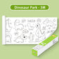 🎨 50% OFF! ✨ CHILDREN'S DRAWING ROLL - 30ft Paper with 12 Colors, Portable Design for Creative Fun, Ideal Gift for Young Artists 🎁👧