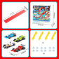 🏎️ 60% OFF NOW! 🧩 DIY Alloy Car Race Track with Suction Cups - Adjustable Layout for Creative Play, Develops Motor Skills & Logic 🚗📦