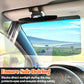 🚗 BUY 2 GET 1 FREE! 🎉 Anti-Glare Driving Visor – Blocks Sun/Snow Glare, Easy Clip-On & Wide Coverage ☀️📦