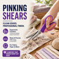 ✂️ 50% OFF NOW! 🧵 Multipurpose Pinking Shears – Serrated blades, zigzag cut & durable – Perfect for fabric crafting & edge finishing ✨