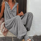 🌸 50% OFF NOW! 🌿 Women's Relaxed Hooded Sleeveless Jumpsuit – Soft fabric, side pockets & flowy fit – Perfect for casual & summer days ☀️