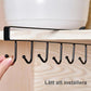 🏠 BUY 2 GET 1 FREE! 🔥 Under Shelf Hanger with 6 Hooks – Space Saving Kitchen Organizer – No drill, steel utensil holder & perfect for cabinets or wardrobes 🍴