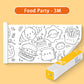 🎨 50% OFF! ✨ CHILDREN'S DRAWING ROLL - 30ft Paper with 12 Colors, Portable Design for Creative Fun, Ideal Gift for Young Artists 🎁👧