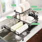 🍽️ 50% OFF! 🧺 Over-Sink Dish Drying Rack – Foldable, space-saving & sturdy ✨