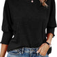 👚 50% OFF NOW! ☀️ Blouses for Women – Dressy Casual 3/4 Length Sleeve Tops with Smocked Cuffs – Flowy, elegant & perfect for work, brunch or summer outings 🌼