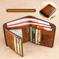 👛 50% OFF NOW! 🔒 Minimalist RFID Blocking Leather Wallet for Men – Ultra-Thin, Genuine Top-Layer Cowhide & Perfect for Everyday Carry 💼