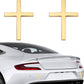 💥 BUY 1 GET 1 FREE! 🚗✝️ Metal Jesus Christ Cross Badge Stickers – 3D Self-Adhesive Car Scratch Cover 🌟