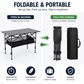 🏕️ 50% OFF NOW! 🪑 Portable Camping Table – Folding, carbon steel & quick setup – Perfect for camping, picnics & outdoor dining ☀️