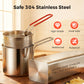 🍳 Save 50%! 🍗 5-in-1 Cook Pot – Fry, boil & steam – 304 steel, versatile & durable ✨