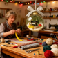 🎄 BUY 3 GET 4! ✨ SEWING SNOW GLOBE - DIY Holiday Ornament Kit with Pre-cut Felt, Embroidery Thread and Needle, Perfect Christmas Craft Gift for Family 🧵🌟