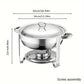 🍲 50% OFF NOW! ✨ Stainless Steel Chafing Dish Buffet Set – Professional-Grade, Food Safe & Portable for Weddings, Parties & Events 🎉
