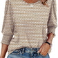 👚 50% OFF NOW! ☀️ Blouses for Women – Dressy Casual 3/4 Length Sleeve Tops with Smocked Cuffs – Flowy, elegant & perfect for work, brunch or summer outings 🌼