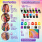 🎨Save 50%!⚡Hair Chalk Set–12colours,washable&party-ready✨