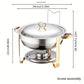 🍲 50% OFF NOW! ✨ Stainless Steel Chafing Dish Buffet Set – Professional-Grade, Food Safe & Portable for Weddings, Parties & Events 🎉