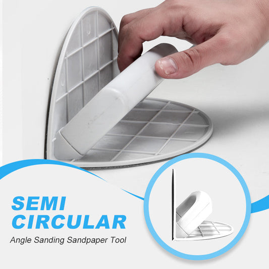 🔧 60% OFF NOW! 🎉 Semi-Circular Sander Tool – Multi-Angle, Ergonomic Grip & Versatile 🪚📦