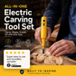 🎨 40% OFF NOW! 🖌️ All-in-One Electric Carving Tool Set – 12 bits, versatile & easy to use – Perfect for wood, linoleum & DIY engraving projects ✨