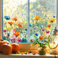 💐 50% OFF NOW! 🖼️ Colorful Floral Bouquet Window Sticker – Vibrant design, easy peel & removable – Perfect for home, cafe & spring decor ✨