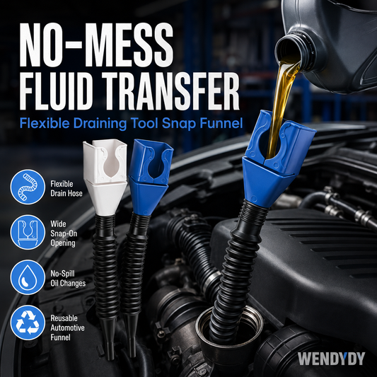 🧴 50% OFF NOW! 🔧 Flexible Draining Tool Snap Funnel – Collapsible & non-slip – Perfect for oil, fuel or kitchen liquids – easy to use and store 🚗✨