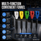 🧴 50% OFF NOW! 🔧 Flexible Draining Tool Snap Funnel – Collapsible & non-slip – Perfect for oil, fuel or kitchen liquids – easy to use and store 🚗✨
