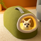 🛏️ 50% OFF HOT SALE! ✨ Pet Cozy Warm Cave Bed - Ultra-Soft Plush Igloo Design with Breathable Warmth for Cats & Small Dogs 🐾💤