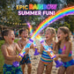 🌈 BUY 2 GET 1 FREE! 💦 Bright Rainbow LED Water Pistol – Summer fun that bursts into life as if by magic! – Light-up, rechargeable & perfect for pool, beach or backyard battles 🎉