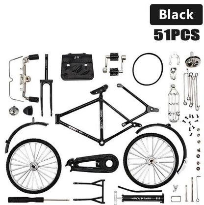 🔧 50% OFF HOT SALE! ✨ DIY Bicycle Model Kit - Precision Scale Building Set with Tools for Kids & Adults 🚴‍♂️🎁