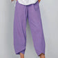 👖 50% OFF NOW! ✨ Vintage Asymmetrical Elastic Waist Pockets Pants – Unique Design, Comfortable Fit & Functional Style 🌸