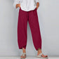 👖 50% OFF NOW! ✨ Vintage Asymmetrical Elastic Waist Pockets Pants – Unique Design, Comfortable Fit & Functional Style 🌸