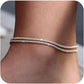 ⭐ 50% OFF NOW! 💦 Dainty Layered Waterproof Anklet – Delicate chains, waterproof & tarnish-free – Perfect for beach, pool & daily wear ✨