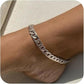 ⭐ 50% OFF NOW! 💦 Dainty Layered Waterproof Anklet – Delicate chains, waterproof & tarnish-free – Perfect for beach, pool & daily wear ✨